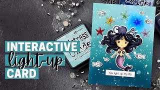Interactive Light-Up Card - The Rabbit Hole Designs & Chibitronics @JessicaFrostBallas