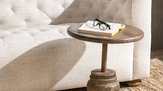 Amira Accent Table Medium – Natural | Classic Home | Zin Home