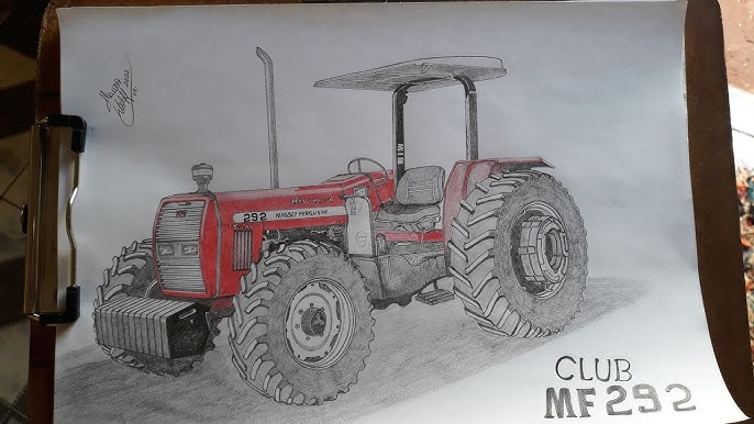 Valmet 985.  Desenho, Trator, Manualidades