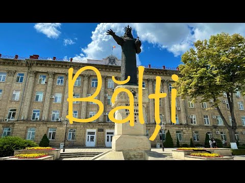 Прогулка по городу Бельцы Молдова / Штефан Чел Маре / Plimbare prin orasul Balti / Stefan cel Mare /