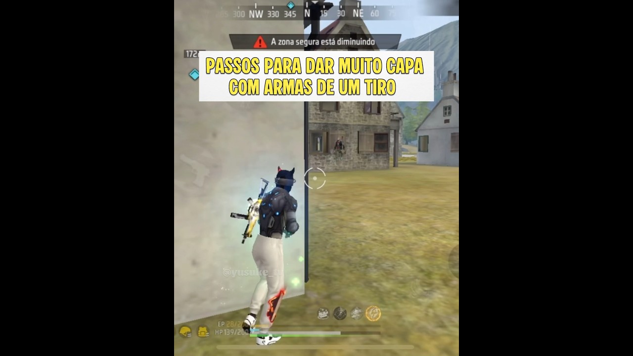 Passos para dar muito CAPA com armas de um tiro 🎯 