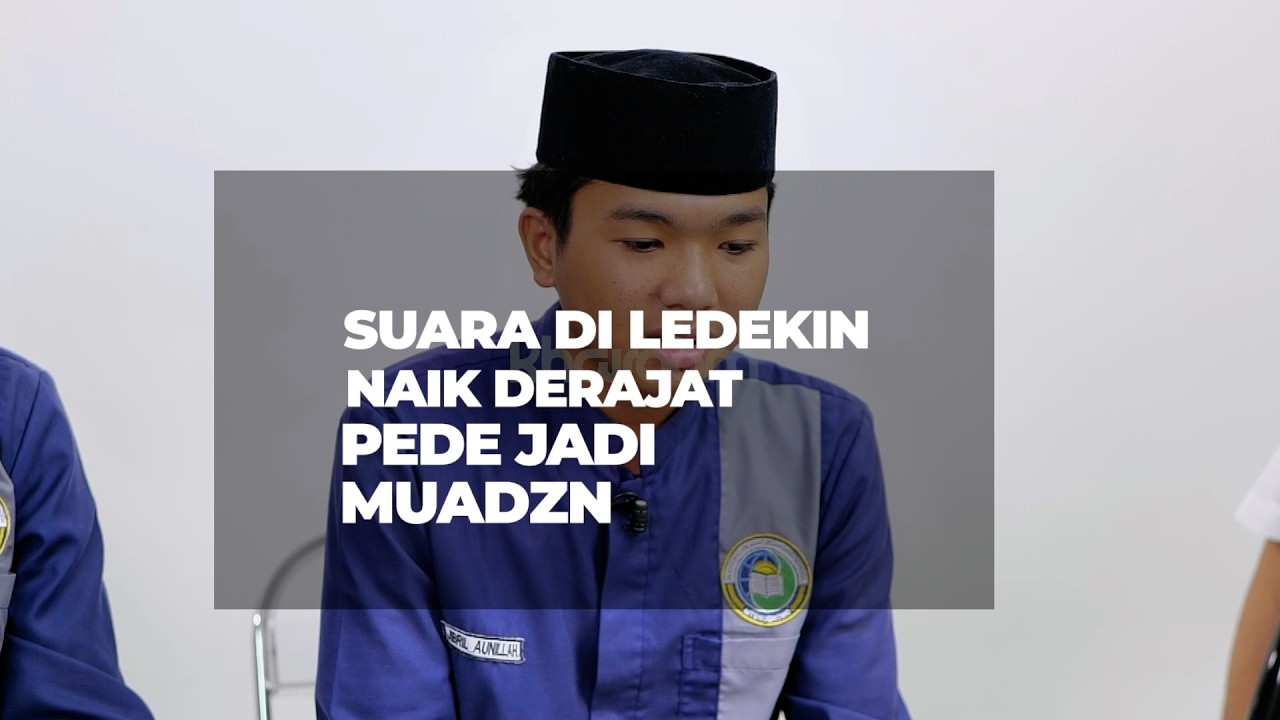 SUARA DILEDEKIN , MALAH PEDE JADI MUADZIN