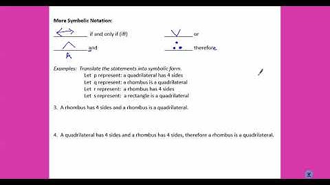 Day 2 - Biconditional Statements and Symbolic Notation