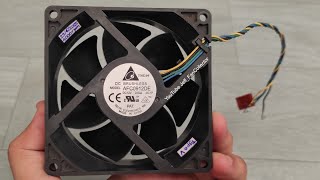 Silent DELTA Fan AFC0912DE (Type 5) 4000rpm 12V 0.50A 4wire DBB Made In China