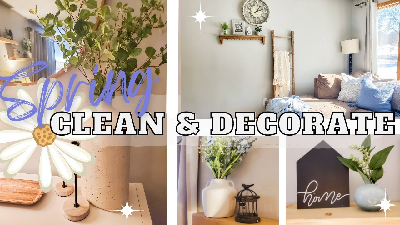 *NEW* SPRING CLEAN AND DECORATE WITH ME 2022 // SPRING DECOR IDEAS 2022 // SPRING CLEAN WITH ME