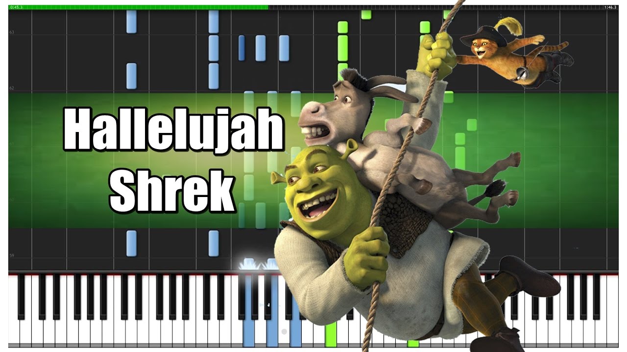 Песни из шрека слушать. Шрек Аллилуйя. Shrek (2001) - Hallelujah. Песня Аллилуйя из Шрека.