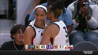 A'ja Wilson FIRED UP, Gets Technical After YELLING At Ref When They Didn't Call A Foul On Her Bucket