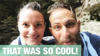 WE WENT SWIMMING IN A CAVE!