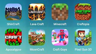 ShinCraft, LavaCraft, Minecraft, Craftopia, Apocalypse, MoonCraft, Craft Guys, Pixel Gun 3D screenshot 5