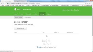 Instructions for FIRST teams who wish to request a license key for Vuforia.