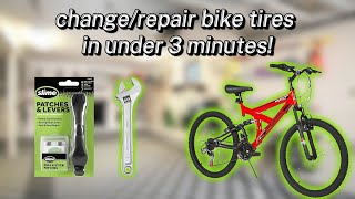 How To Change/Repair Bike Tires In Under 3 Minutes!