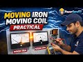 ⚡ Moving Iron vs Moving Coil Practical | Complete Experiment & Difference Explained (Hindi)