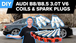 Audi S4, Q5, & Q7 Ignition Coil & Spark Plug Replacement DIY (B8/B8.5 3.0t V6 Supercharged Engine)