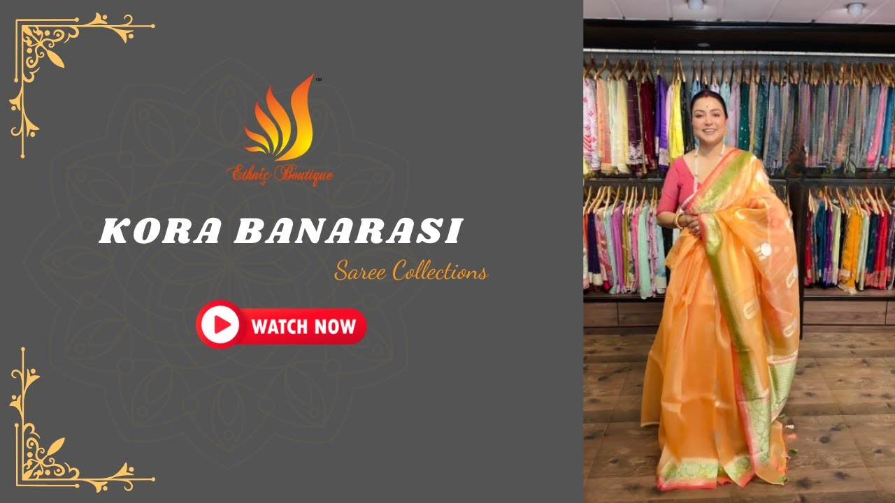 Exclusive Kora Banarasi Sarees💖✨II WhatsApp Booking No - 7003243793