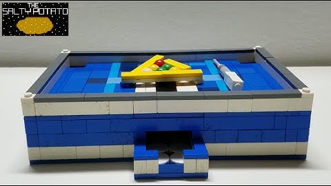 LEGO Pool Table Stop Motion Tutorial [ With Ball Return System ]