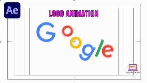Google logo aniamation in After Effects | Animaiton