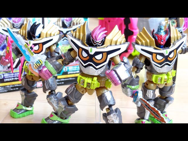 All riders are level max! Shodo STAGE7 Kamen Rider Ex-Aid Maximum