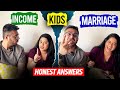 Honest answers on having kids  marriage  income  bisu  divesh askusanything