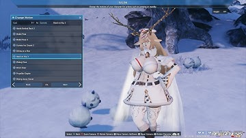 PSO2 NGS Character Creation Tutorial, Kvaris Deer Mia Yule Saturnalia Variant