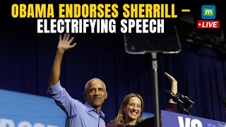 LIVE | Historic Moment: Obama Endorses Abigail Sherrill in Electrifying Speech | Mayoral Elections