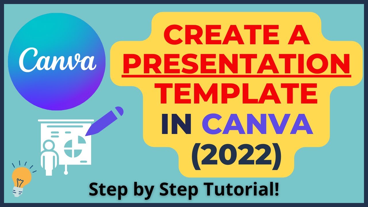 How to create a presentation template in Canva | Canva tutorial for ...