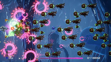 R-Type Final 2 - Final Wave Cannon Vs Wall of Bydo Ships