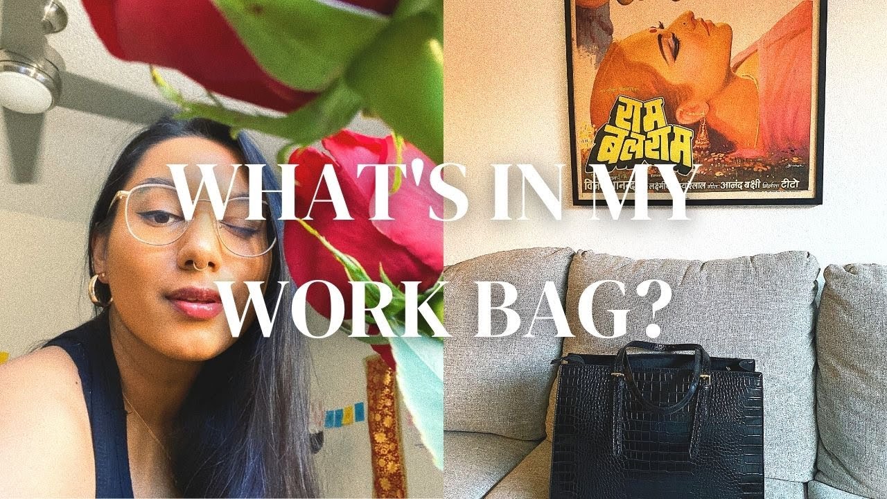 WHAT'S IN MY WORK BAG! 💼 95 work day essentials YouTube