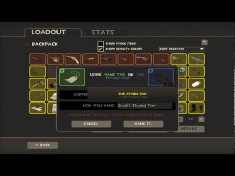 How To Rename TF2 Items!