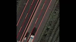 Lane Boundary Detection Using Satellite Imagery