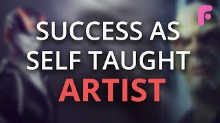 Self-taught artist ...