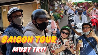 Vietnam Trip Vlog [Ep 1]: Saigon landmarks | City and Food Tour by motorbike in Ho Chi Minh