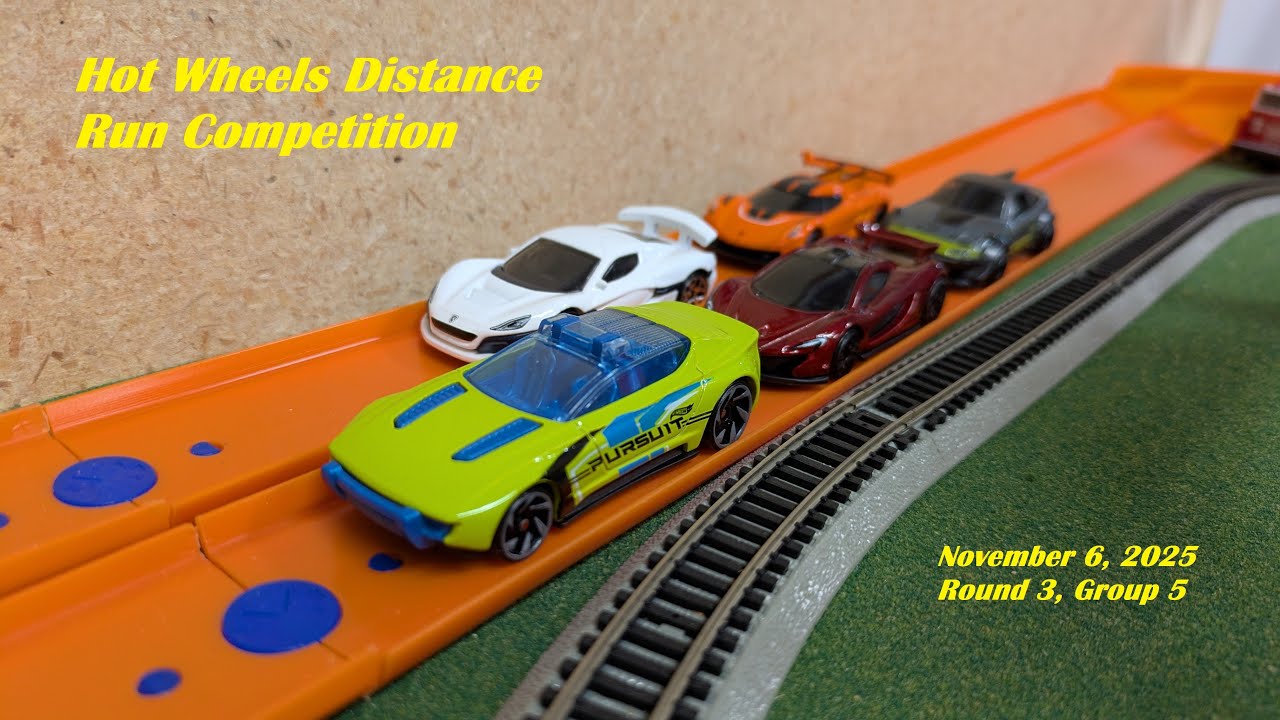 Hot Wheels - Distance Run Competition Group 3 - Round 5 - YouTube