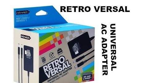 RETRO VERSAL UNIVERSAL AC ADAPTER UNBOXING VIDEO