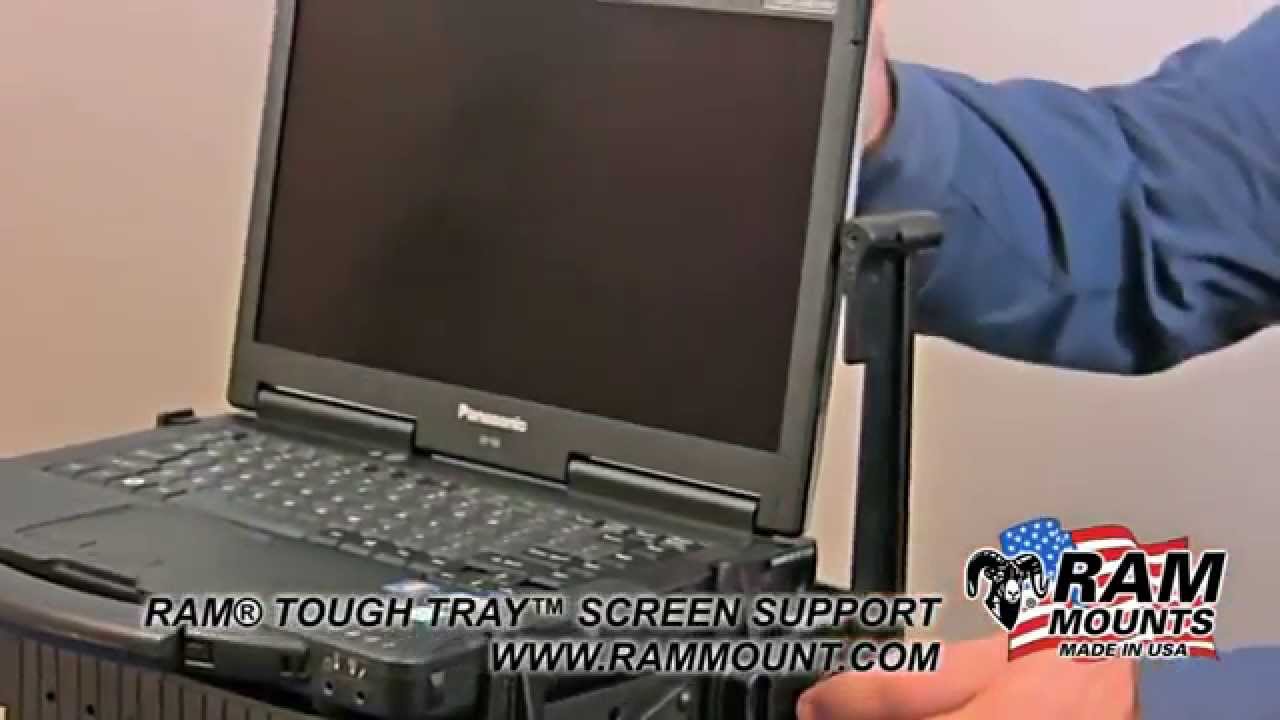 RAM Adjustable Laptop Screen Support Arm YouTube