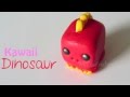 Easy Kawaii Dinosaur tutorial by MissClayCreations
