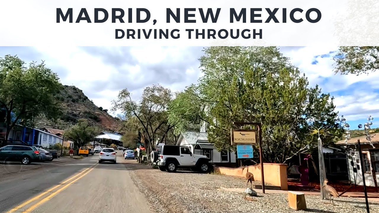 Driving Through Madrid, New Mexico Turquoise Trail YouTube