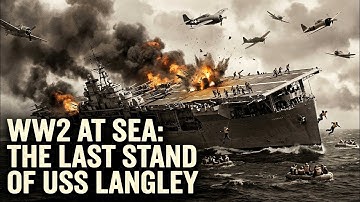 WWII Naval Battle Recreated with AI  – USS Langley (CV-1)
