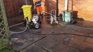 Patio Cleaning - We introduce our new Hypo Jet chemical injector and Softwash Applicator.