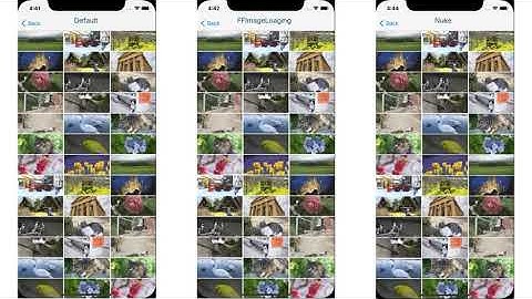 Xamarin Image Loading Library Comparison iOS