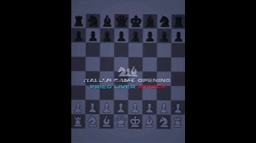 Italian Game opening - Fried liver attack is 🔥👀 #chess #chessopening #chesstips