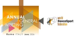 WDSF Annual General Meeting 2026 | Rome, Italy