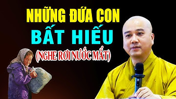 Những Đứa Con Bất Hiếu - Câu chuyện có thật 100% nghe RỚT NƯỚC MẮT -Thầy Thích Pháp Hòa