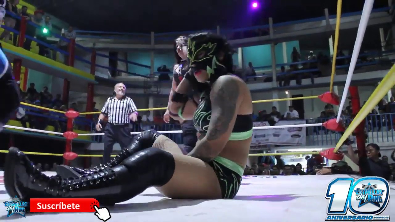 Lady Flamer vs Sanely vs Magnifica vs Jarochita en Mexa Westling librenms