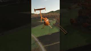 INSPECTING HIGH VOLTAGE POWER LINES WITH MD 500! 🚁 | Farming Simulator 25 #shorts #farmingsimulator