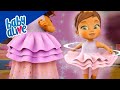 Baby Alive em Português Brasil 👗 Ellie Escolhe Um Novo Vestido De Princesa 👑 Vídeos Infantis 💕