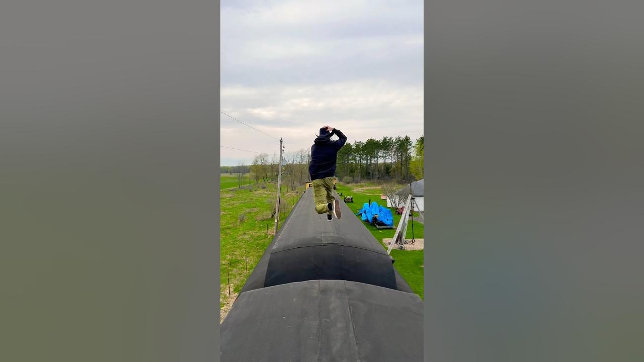Jumping across a train car… YouTube