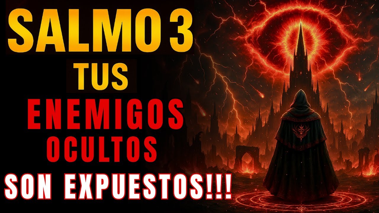🔥SALMO 3 TUS ENEMIGOS Ocultos Son EXPUESTOS - ROMPE TRABAJOS de ENVIDIA y MALDAD