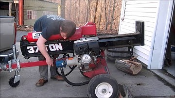 37 ton Honda Engine horizontal vertical North Star Log Splitter