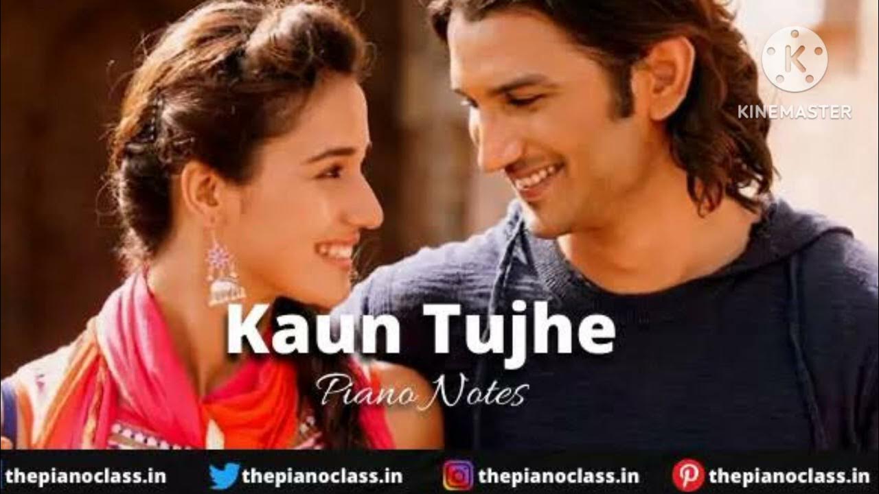 Kaun Twhe piano Tutorial notes and MIDI M.S Dhoni. Hindi song🥰🥰🥰