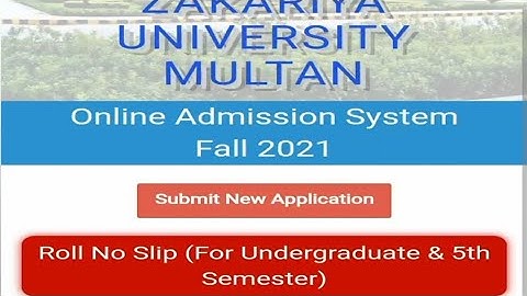 how to download roll number slip of bzu admission test 2021 | entry test roll number slip 2021